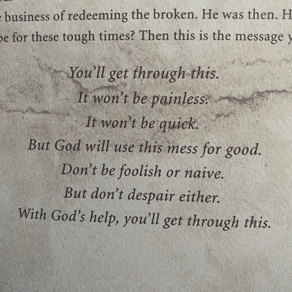 3/$15 MAX LUCADO - YOU”LL GET THROUGH THIS - Picture 5 of 5